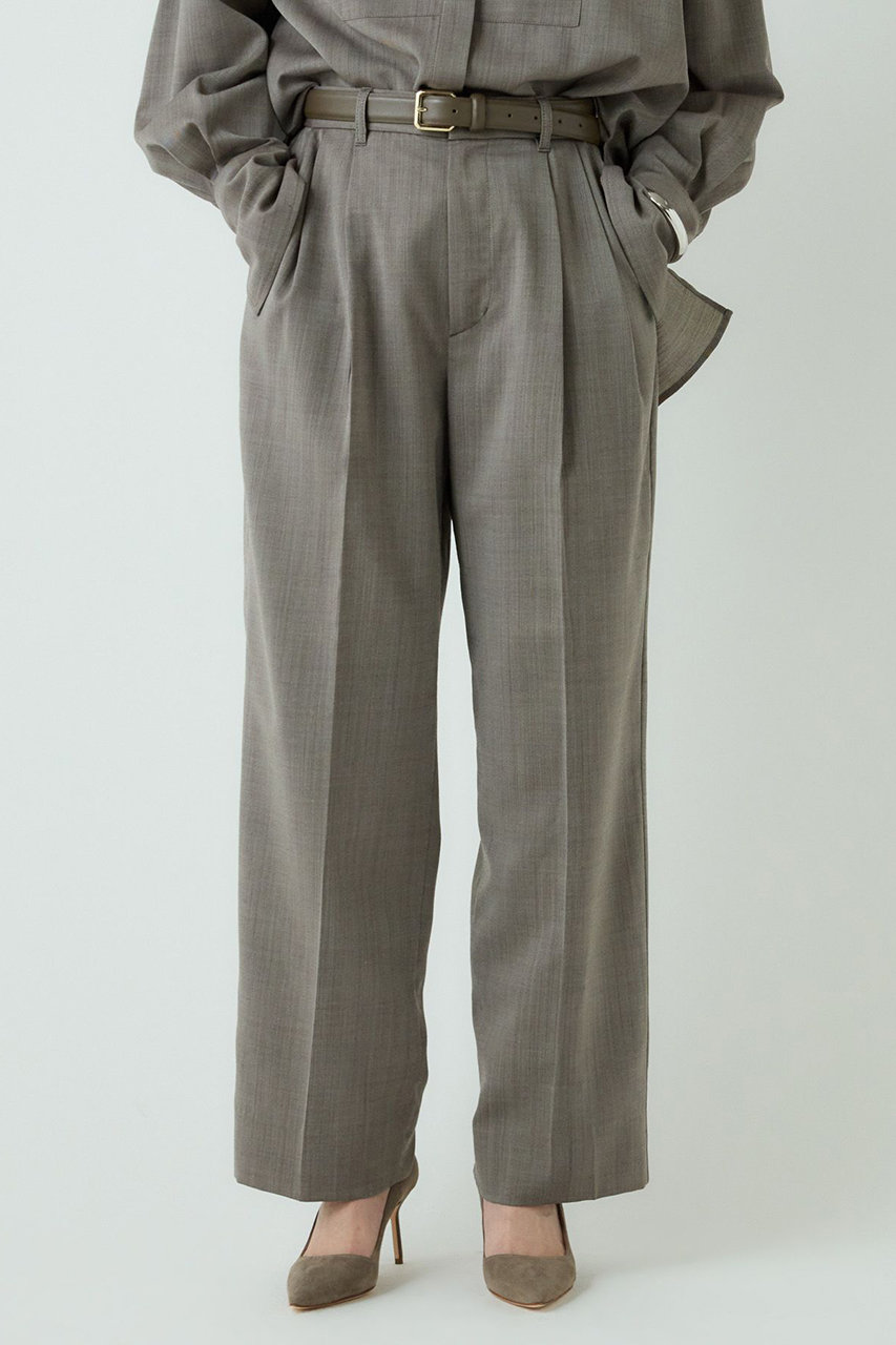 おちょ Chaos(カオス)｜オルトパンツ/ブラウン の通販｜ELLESHOP・(エル