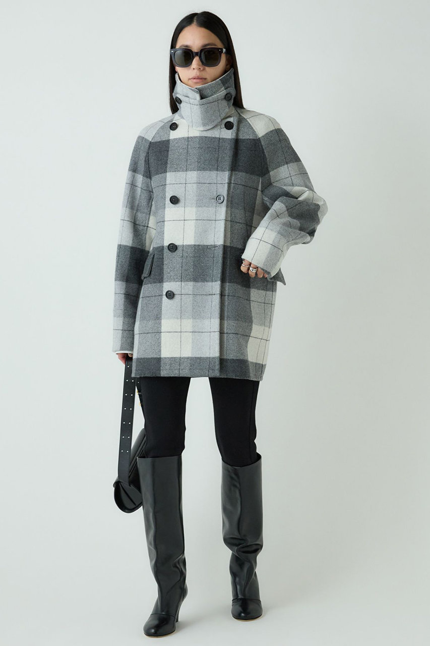 【新品未使用】chaos カオス スーペリヤヌス Pコート チェック柄 Chaos(カオス)｜スーペリヤヌスPコート/チェック の通販｜ELLESHOP