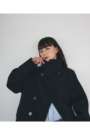新品chaosカオス上質ウールコートブラック Chaos（カオス）の「スーペリアウールコート（）」 - WEAR
