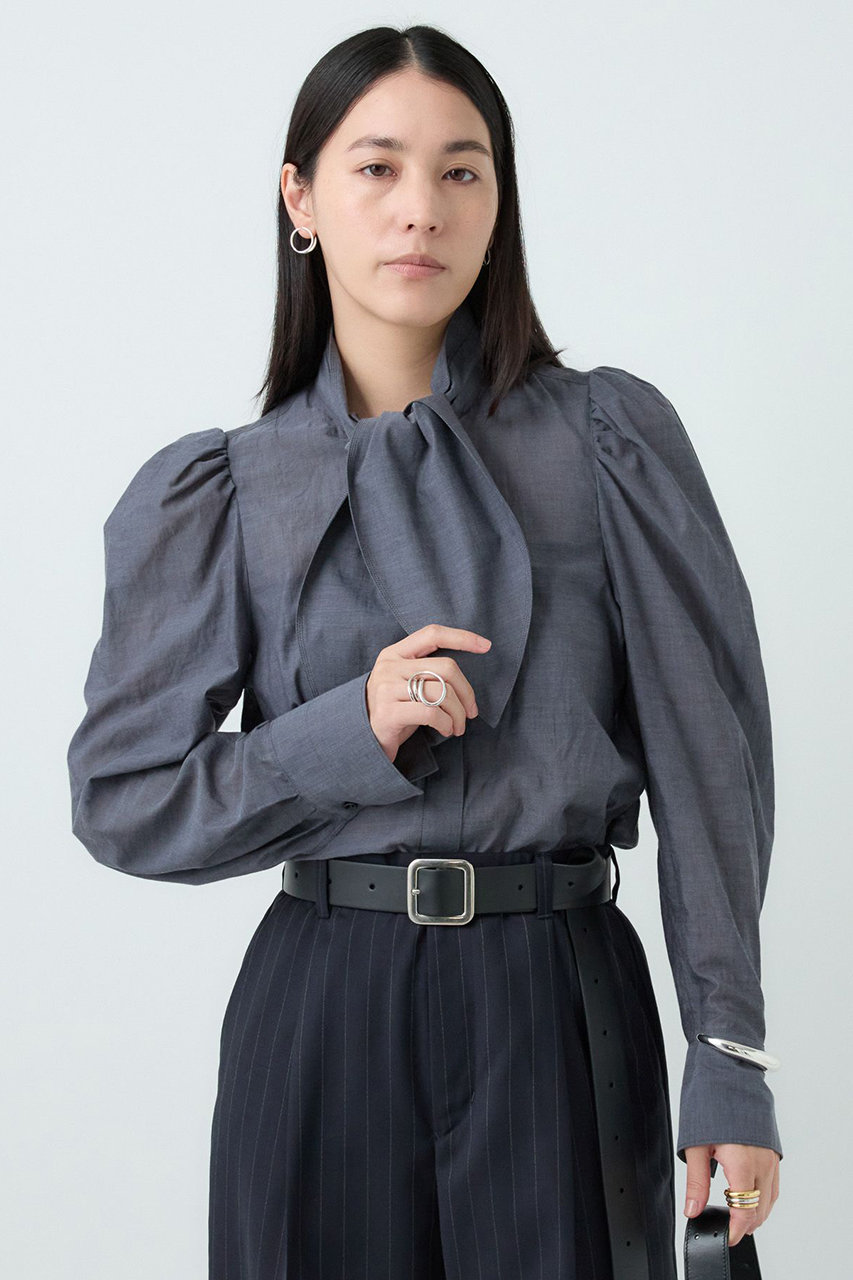 Chaos(カオス)｜ガールスカウトブラウス/チャコール の通販｜ELLESHOP