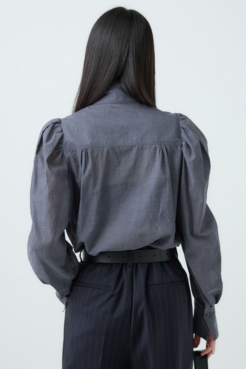 Chaos(カオス)｜ガールスカウトブラウス/チャコール の通販｜ELLESHOP