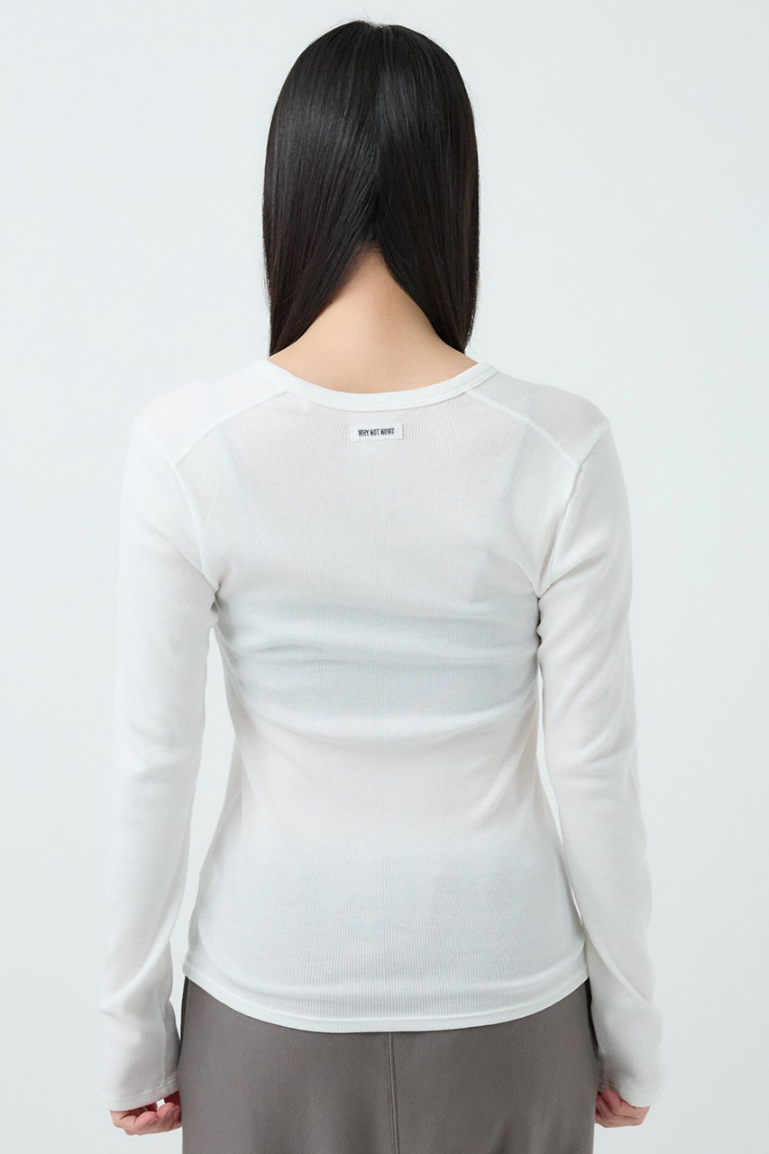 カオス ポートヘンリープルオーバー　ニット Chaos(カオス)｜【WHY NOT NOW】ポートヘンリープルオーバー/ホワイト