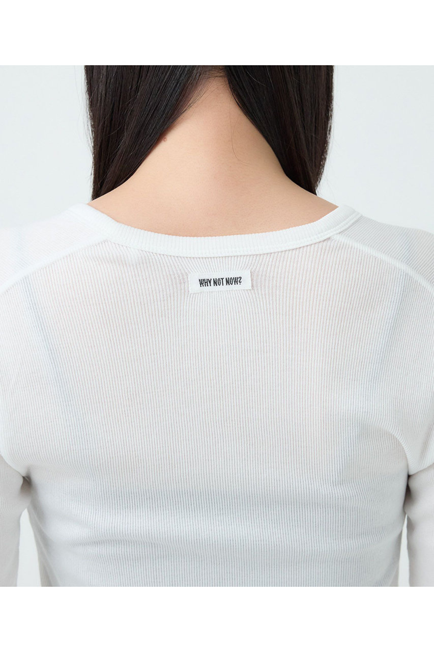 カオス ポートヘンリープルオーバー　ニット Chaos(カオス)｜【WHY NOT NOW】ポートヘンリープルオーバー/ホワイト