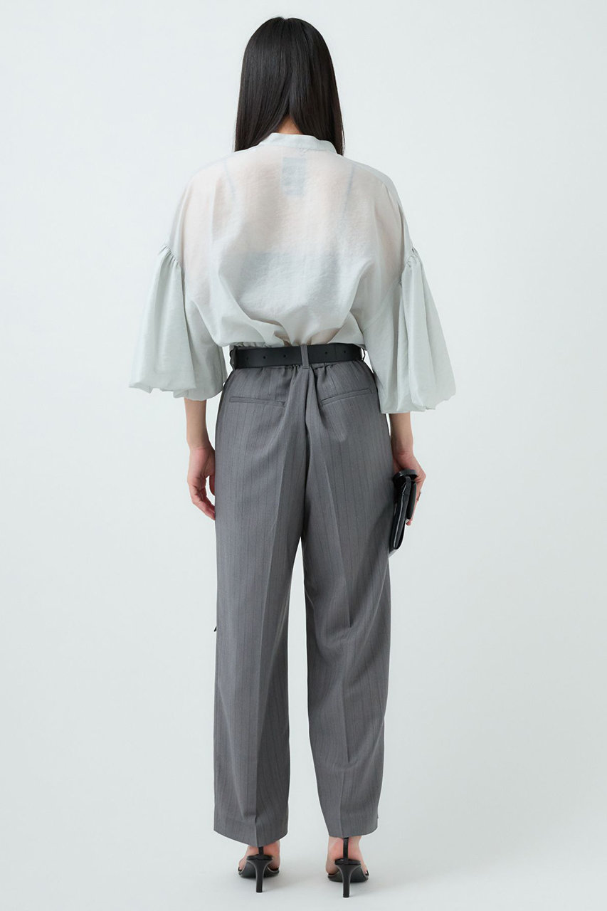 Chaos(カオス)｜パティスストライプパンツ/グレー の通販｜ELLESHOP