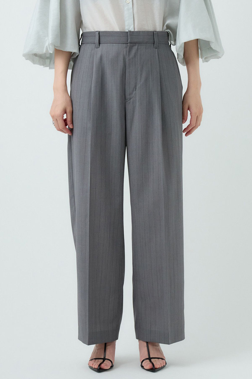 *カオス* Chaos(カオス)｜パティスストライプパンツ/グレー の通販｜ELLESHOP