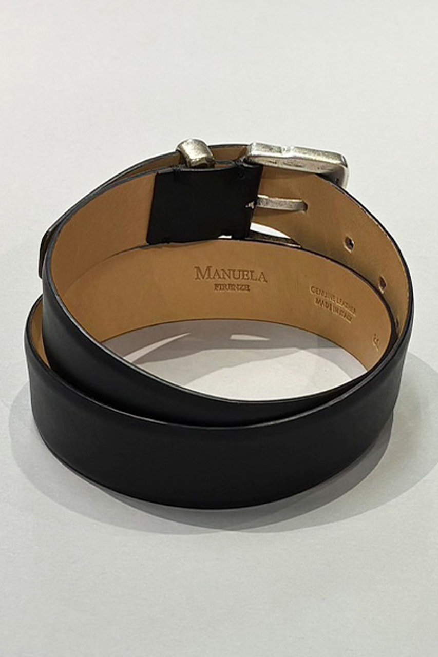 【MANUELA】Chaos別注ベルト 黒レザー Chaos(カオス)の【MANUELA】レザーベルト通販 | LEEマルシェ