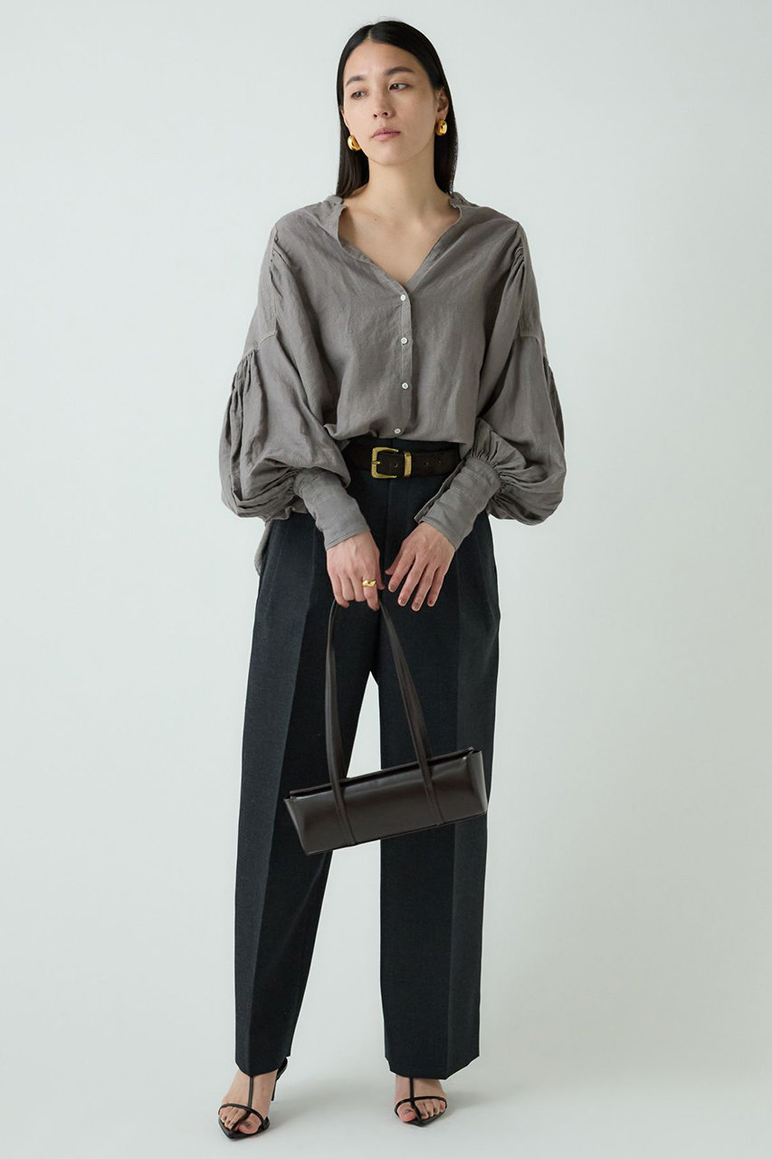 【極美品】定番　Chaos ブランシェブラウス オーバーサイズシャツ　黒 極美品】定番 Chaos ブランシェブラウス オーバーサイズシャツ 黒