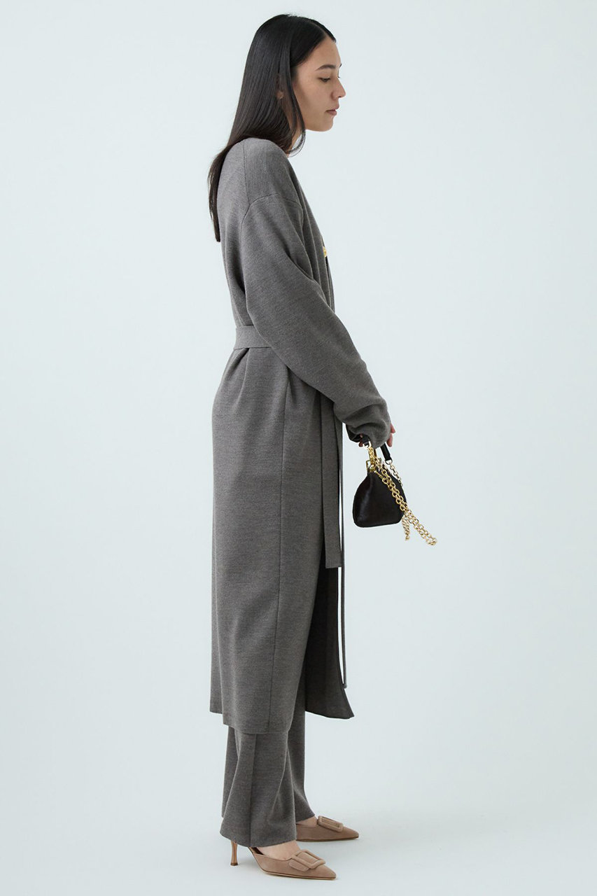 kotora_173③ Chaos(カオス)｜シエラウールロングニットカーディガン/グレージュ の