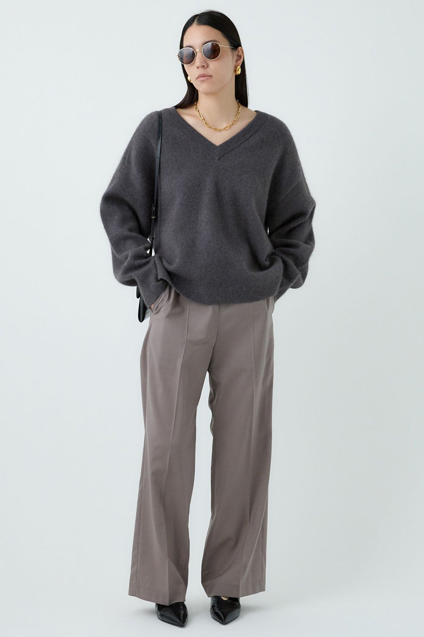 Chaos(カオス)｜リネーレリバーニットプルオーバー/モカグレー の通販