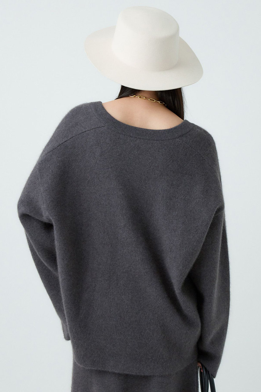 Chaos(カオス)｜リネーレリバーニットプルオーバー/モカグレー の通販