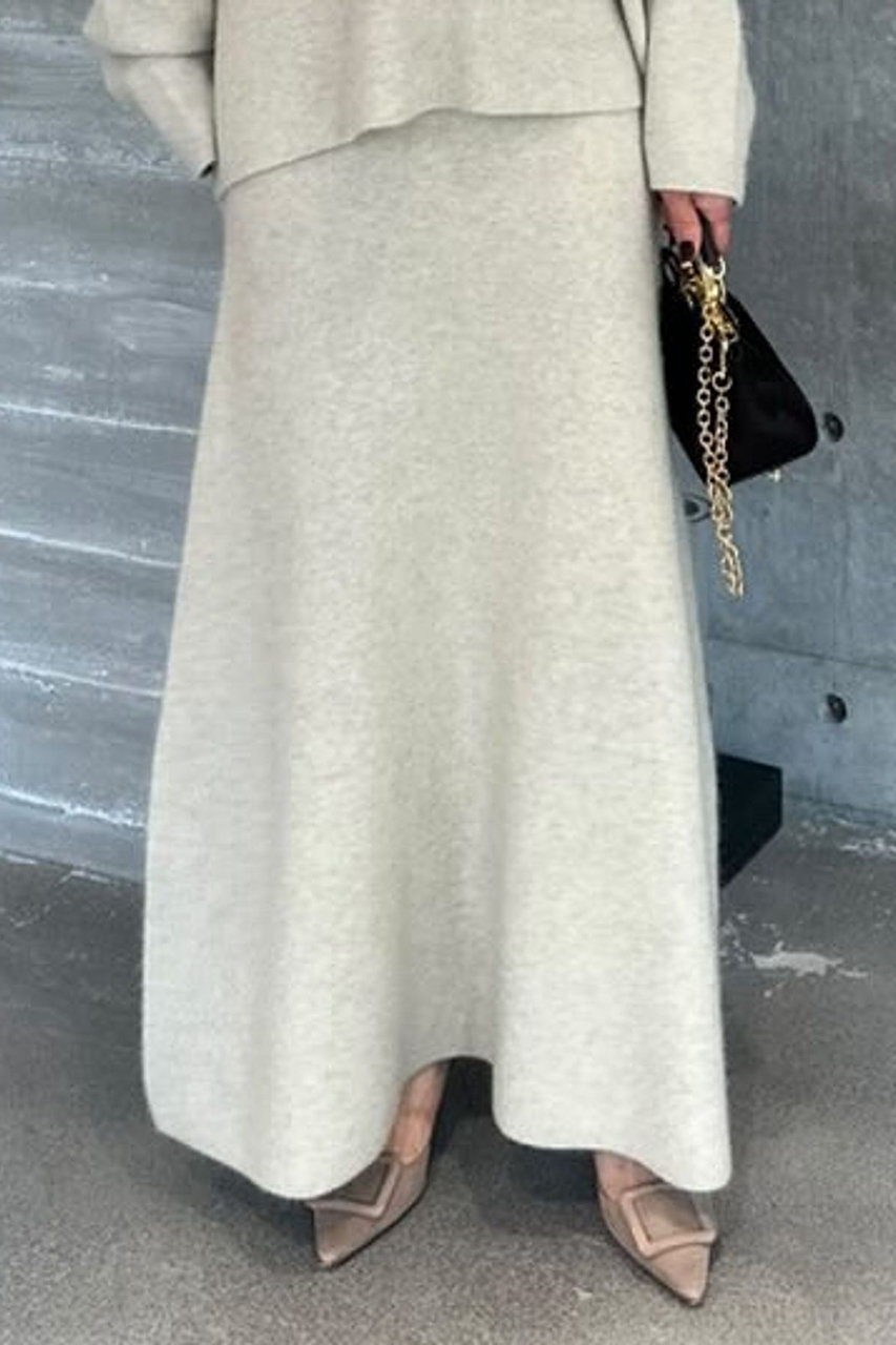 Chaos リネーレリバースカート (ベージュ, F) カオス ELLE SHOP