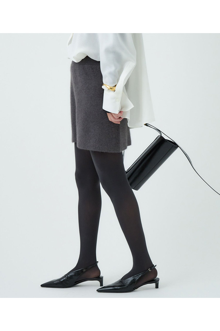 完売色　新品未使用　カオス　リネーレリバーミニスカート　2025AW Chaos(カオス)｜リネーレリバーミニスカート/モカグレー の通販