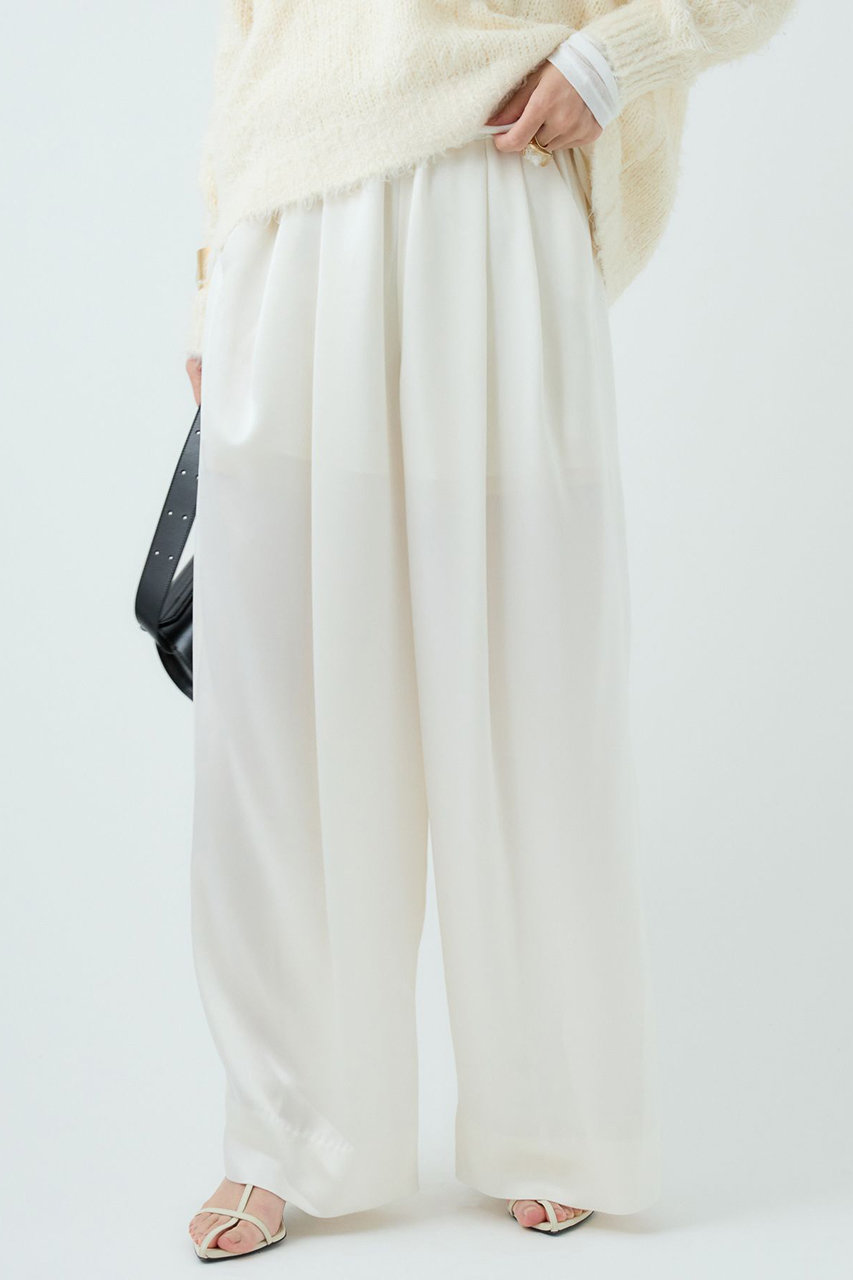 Chaos スケープパンツ (ホワイト, F) カオス ELLE SHOP