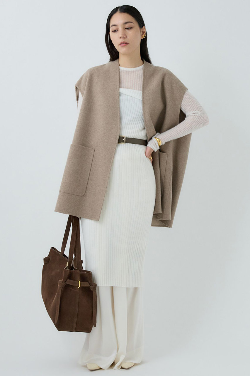 Chaos(カオス)｜フロットニットプルオーバー/ホワイト の通販