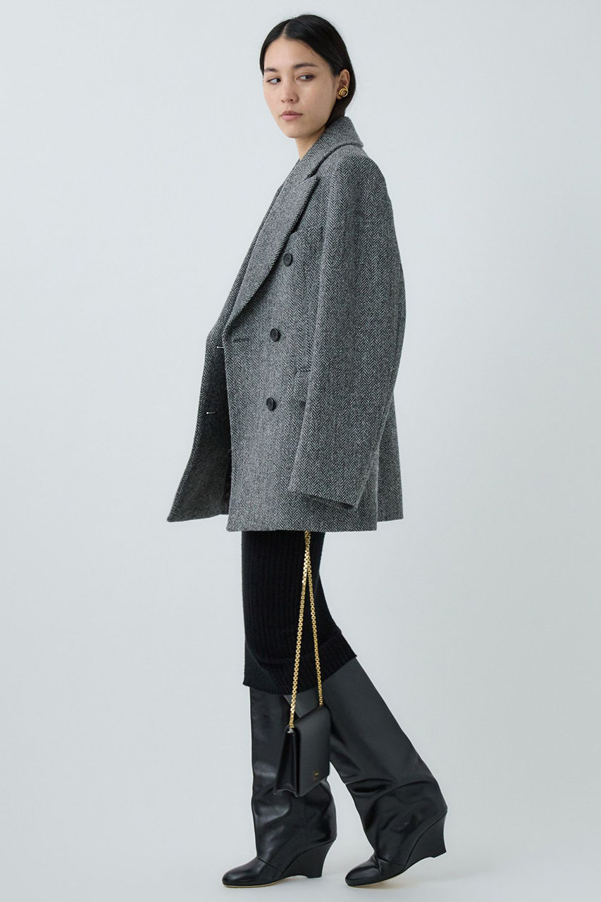 Chaos(カオス)｜フロットニットスカート/ブラック の通販｜ELLESHOP