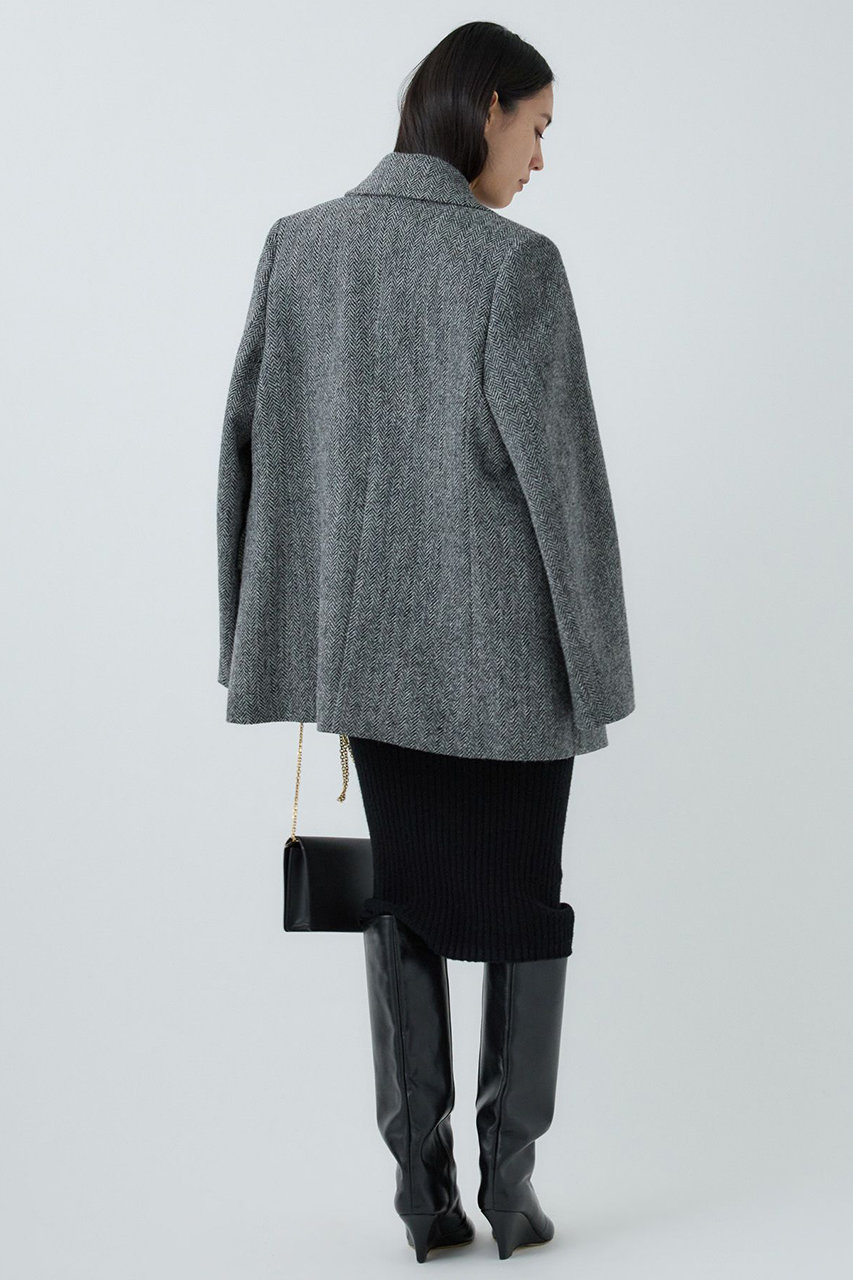 Chaos(カオス)｜フロットニットスカート/ブラック の通販｜ELLESHOP