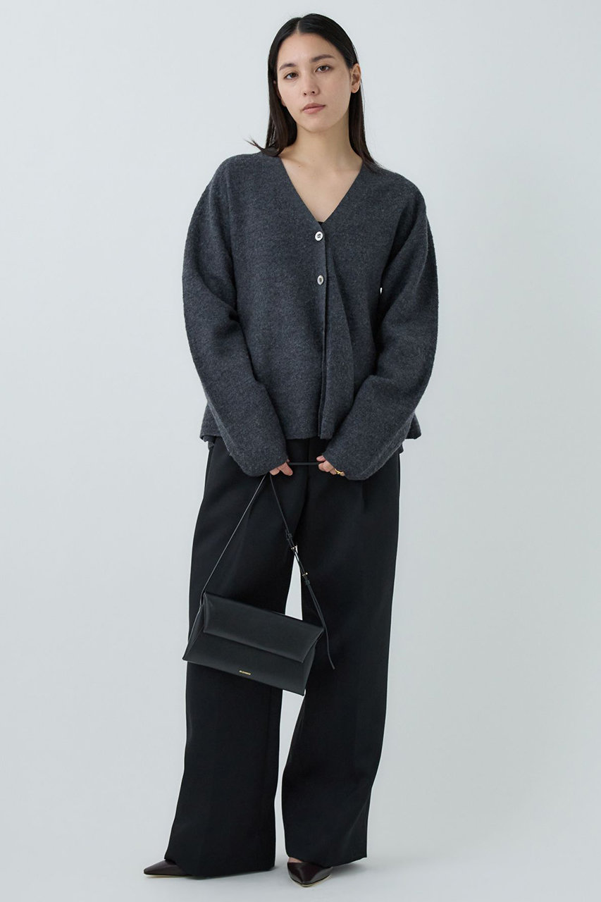 Chaos(カオス)｜フィグカーディガン/チャコール の通販｜ELLESHOP