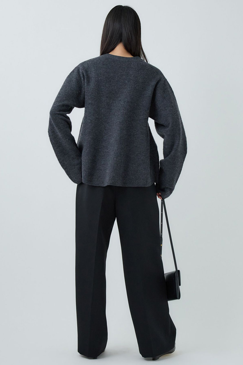 カオス　chaos キルシェニットカーディガン　2025SS ブラック カオス chaos キルシェニットカーディガン 2025SS ブラック カオス