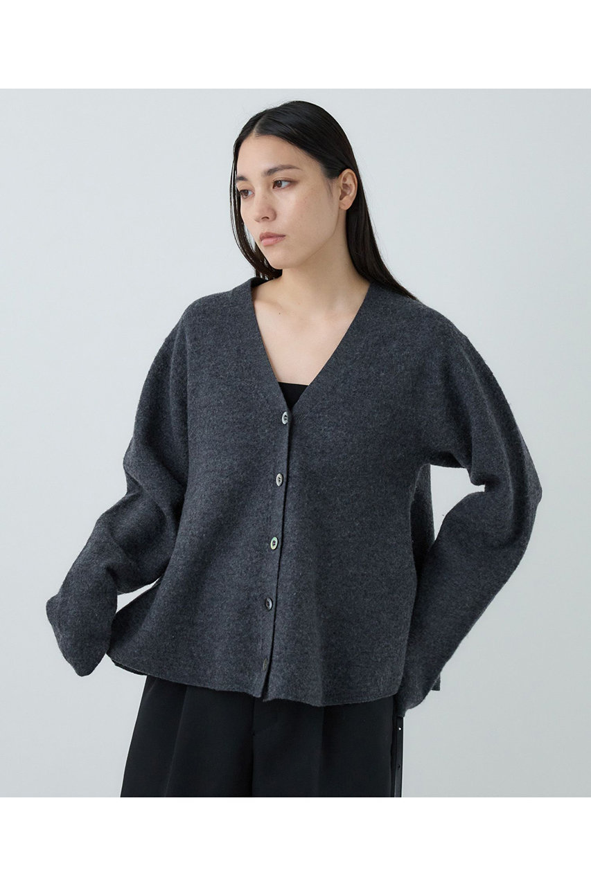 Chaos(カオス)｜フィグカーディガン/チャコール の通販｜ELLESHOP