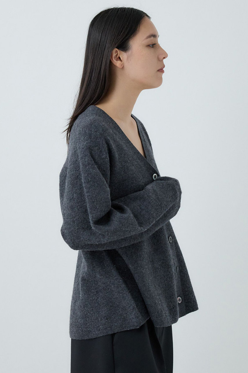 Chaos(カオス)｜フィグカーディガン/チャコール の通販｜ELLESHOP