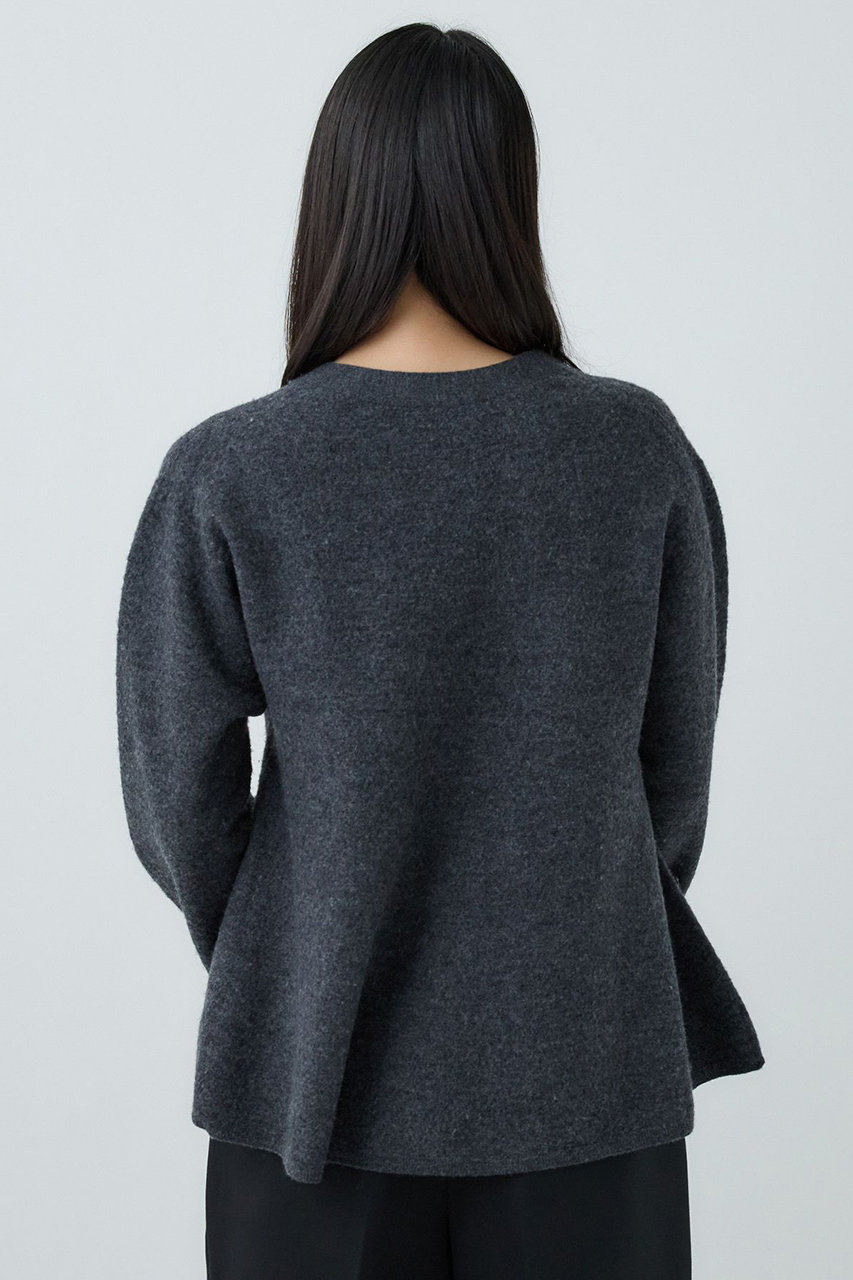 Chaos(カオス)｜フィグカーディガン/チャコール の通販｜ELLESHOP