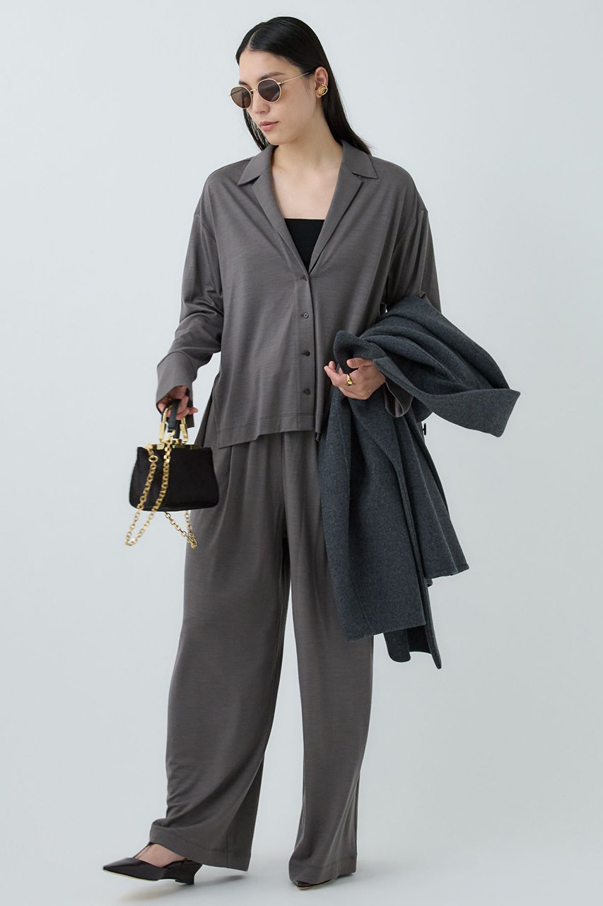 Chaos(カオス)｜レダールオープンカラー/モカ の通販｜ELLESHOP・(エル