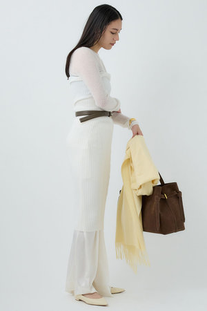 カオス/Chaosの【elegancese】別注カシミヤストール(140100/140101)