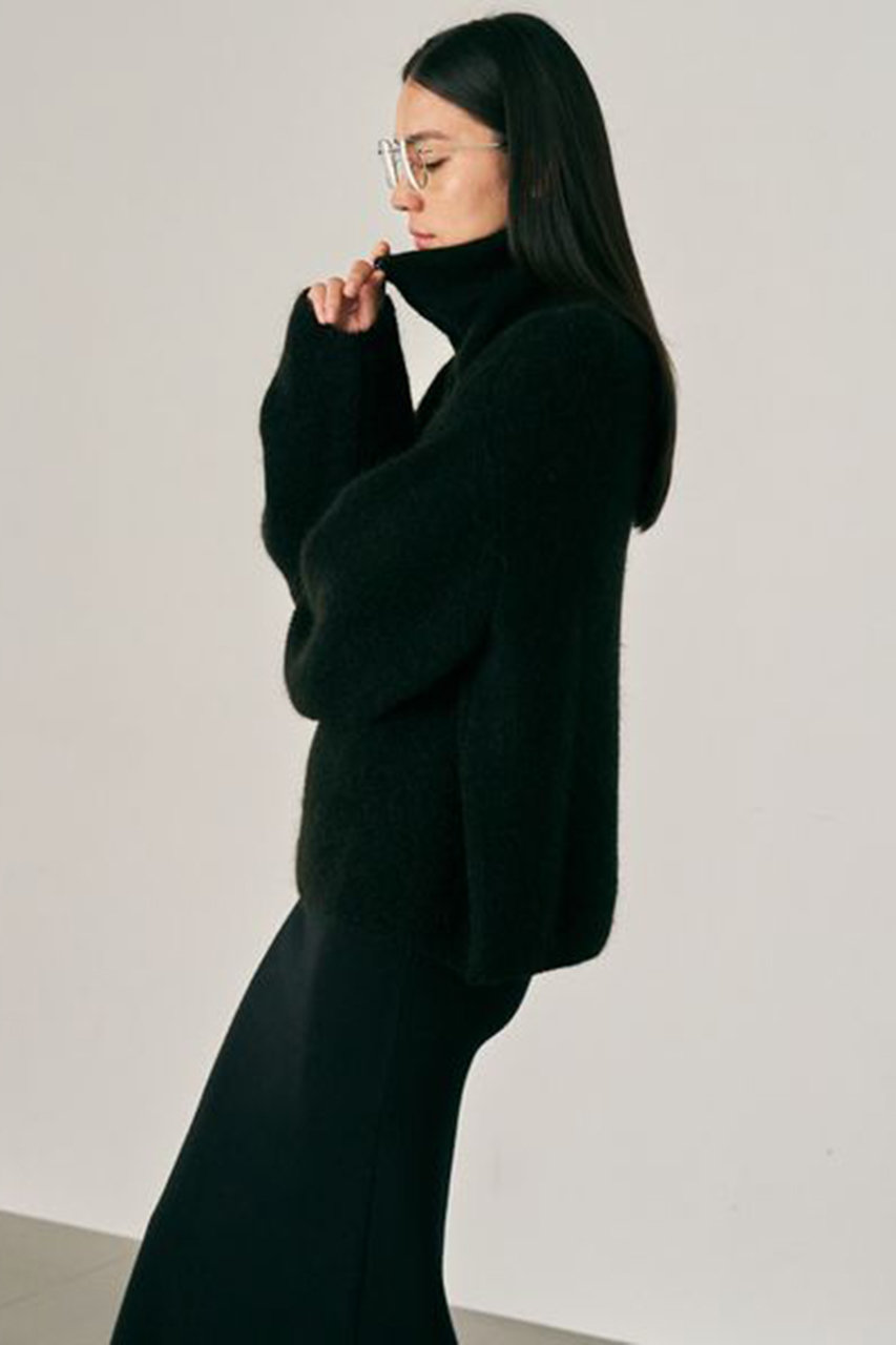 Chaos(カオス)｜トゥルリーニット/ブラック の通販｜ELLESHOP・(エル