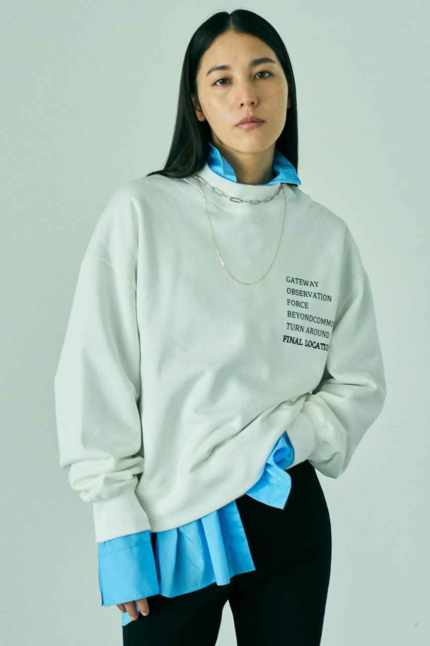 Chaos 【WHY NOT NOW】パークスウェット (ホワイト, F) カオス ELLE SHOP