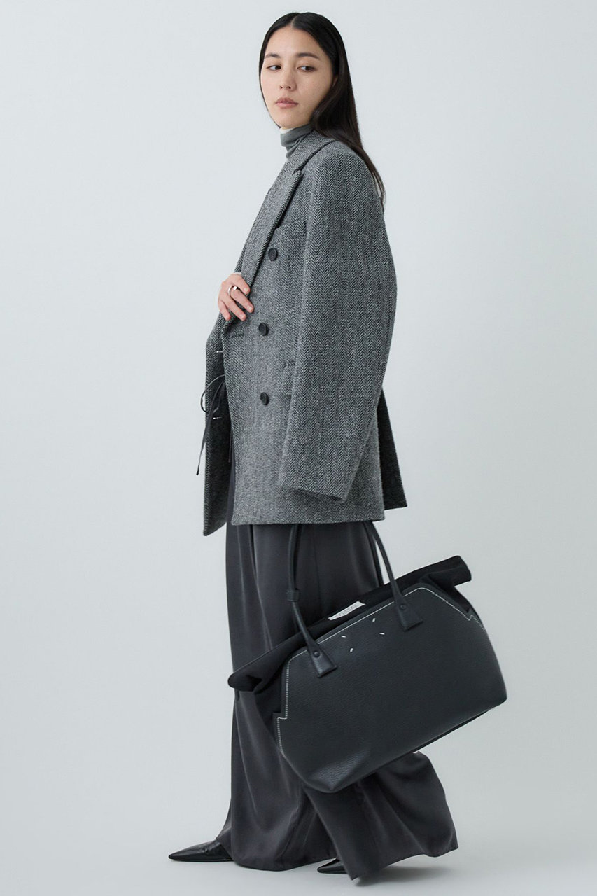 Chaos(カオス)｜ハリスダブルジャケット/チャコールヘリンボーン の