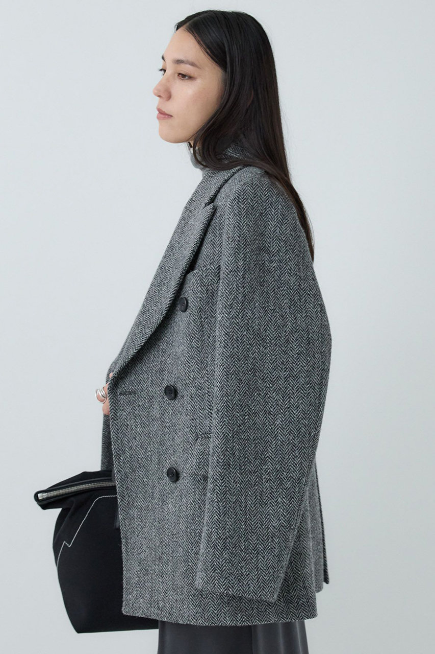 Chaos(カオス)｜ハリスダブルジャケット/チャコールヘリンボーン の