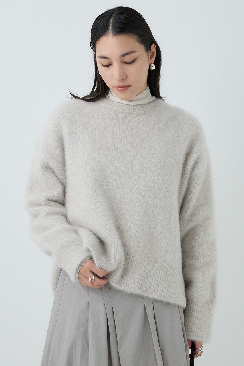 Chaos ブルーフォックスクルーニット (ブルーフォックス, F) カオス ELLE SHOP