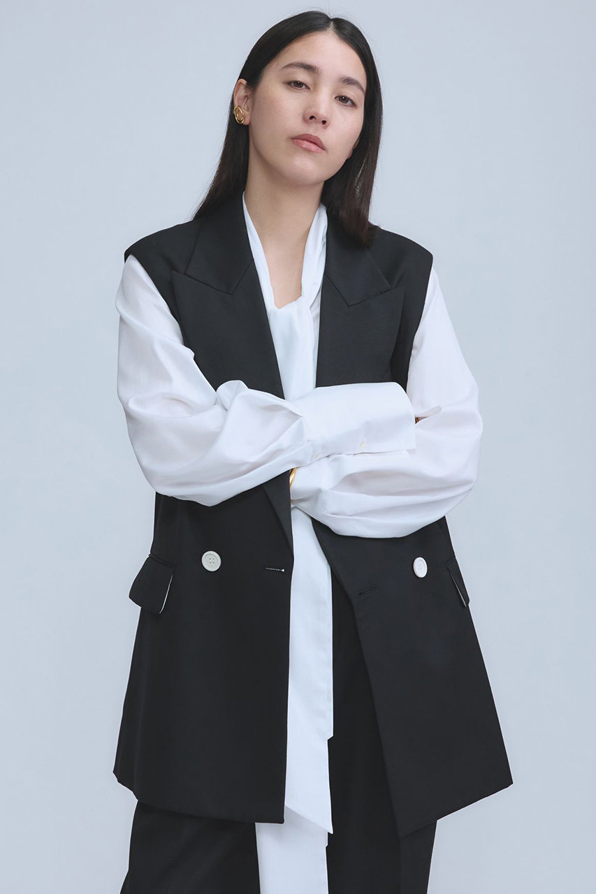 カオス/Chaosの【予約販売】エクールジャケットジレ(ブラック/634365)