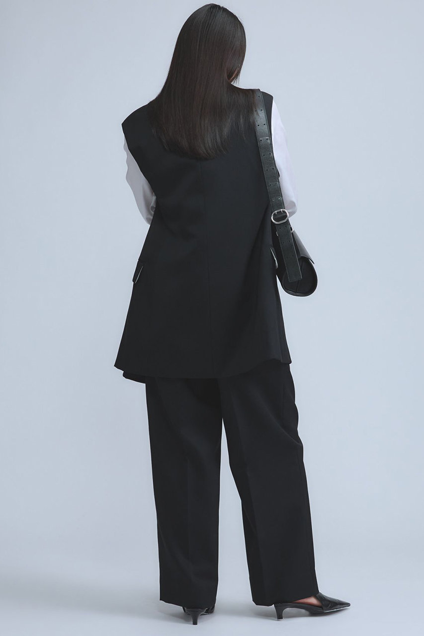 が*ん様 未着用 カオス Chaos エクールジャケット ジレ 黒 Chaos(カオス)｜エクールジャケットジレ/ブラック の通販｜ELLESHOP