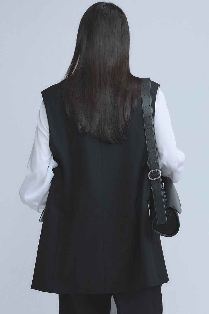 Chaos(カオス)｜エクールジャケットジレ/ブラック の通販｜ELLESHOP