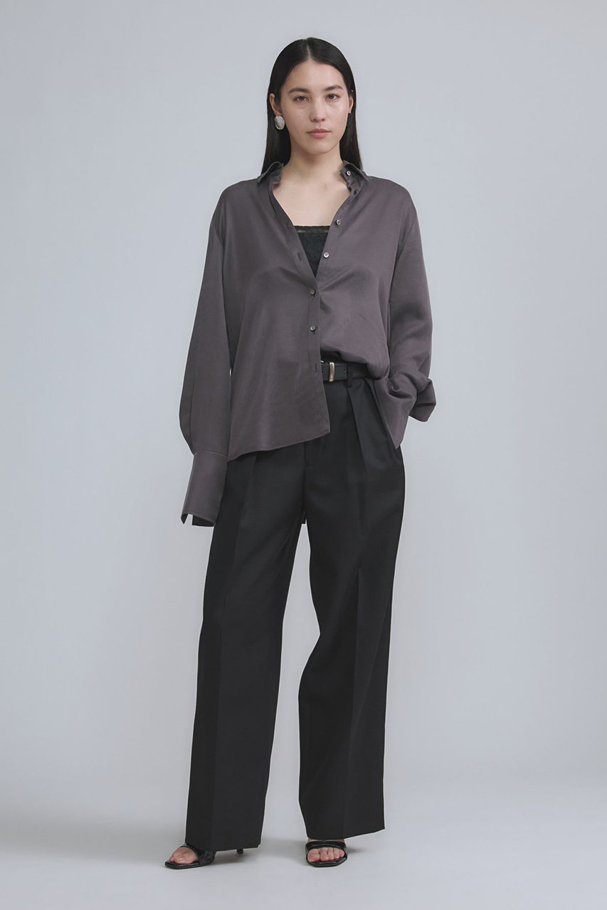 Chaos(カオス)｜リュシールブラウス/グレー の通販｜ELLESHOP・(エル