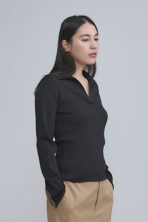 カオス/Chaosの【予約販売】エレルニットポロプルオーバー(110300/110301)