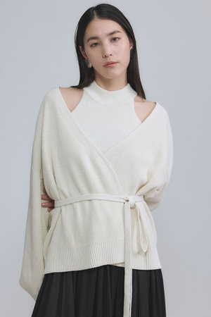 カオス/Chaosの【予約販売】ロウシルクカシュクールカーディガン(110300/110303)