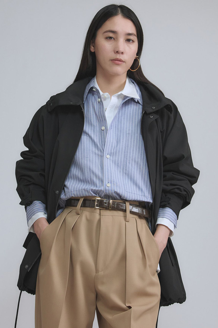 Chaos(カオス)｜【VACHEMENT】別注タフタブルゾン/ブラック の通販