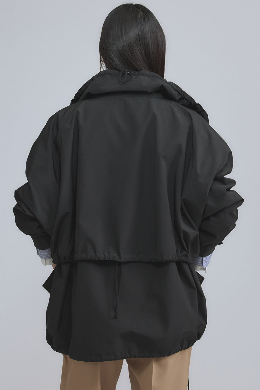 Chaos(カオス)｜【VACHEMENT】別注タフタブルゾン/ブラック の通販