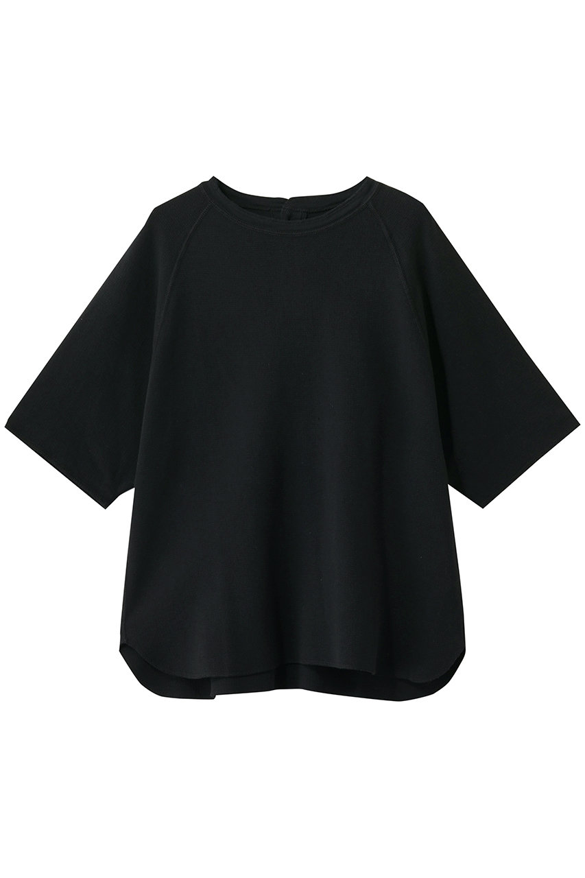 Chaos 【REMI RELIEF】別注ラグランヘンリーTシャツ (ブラック, F) カオス ELLE SHOP