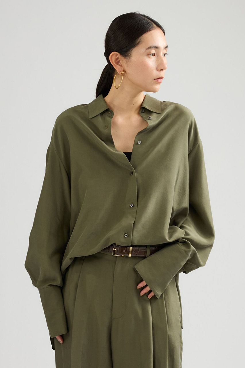 カオス/Chaosの【予約販売】ブランリーシャツ(ダークカーキ/659088)