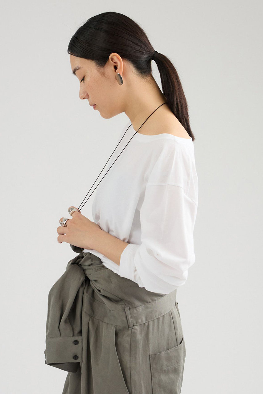 Chaos(カオス)｜クロスコットンカットソー/ホワイト の通販｜ELLESHOP