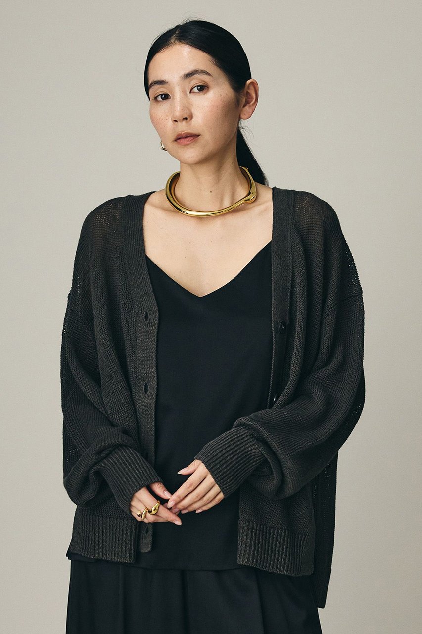 カオス/Chaosの【予約販売】ノーマンリネンカーディガン(カーキ/636457)