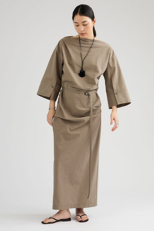 カオス/Chaosの【予約販売】プレコットンシャツワンピース(110500/110503)