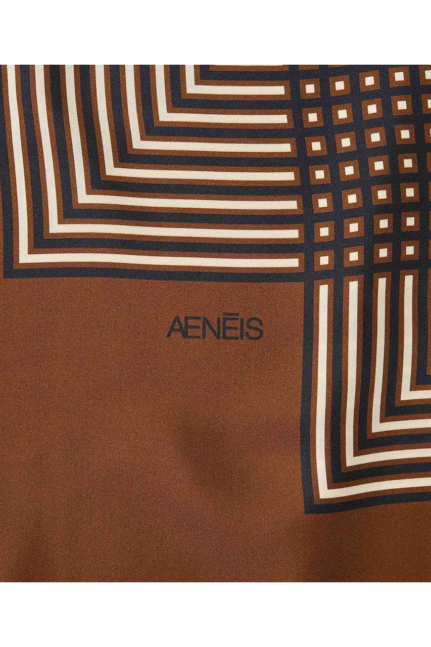 Chaos(カオス)｜【AENEIS】別注スカーフ/ブラウン の通販｜ELLESHOP