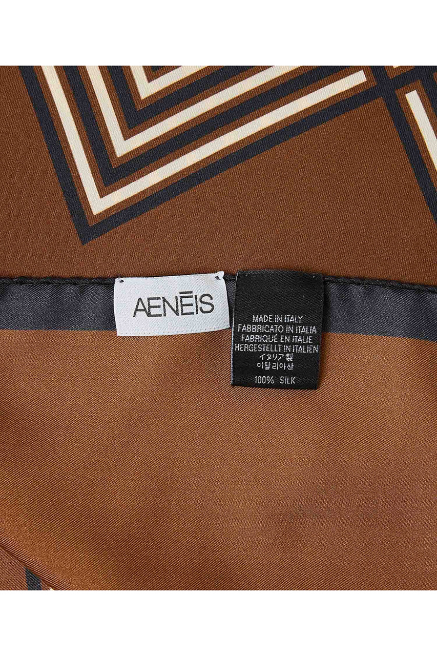 Chaos(カオス)｜【AENEIS】別注スカーフ/ブラウン の通販｜ELLESHOP