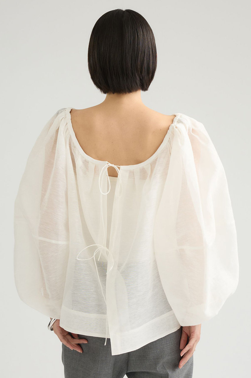 カオス chaos トップス Chaos(カオス)｜オーブブラウス/ブラック の通販｜ELLESHOP・(エル
