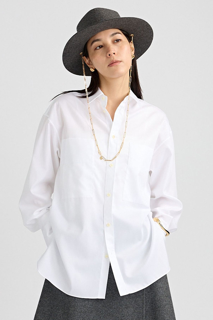 Chaos ノアガールフレンドシャツ (ホワイト, F) カオス ELLE SHOP
