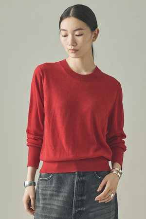 カレンソロジー/Curensologyの【予約販売】ファインウールクルーニットプルオーバー(110300/110301)